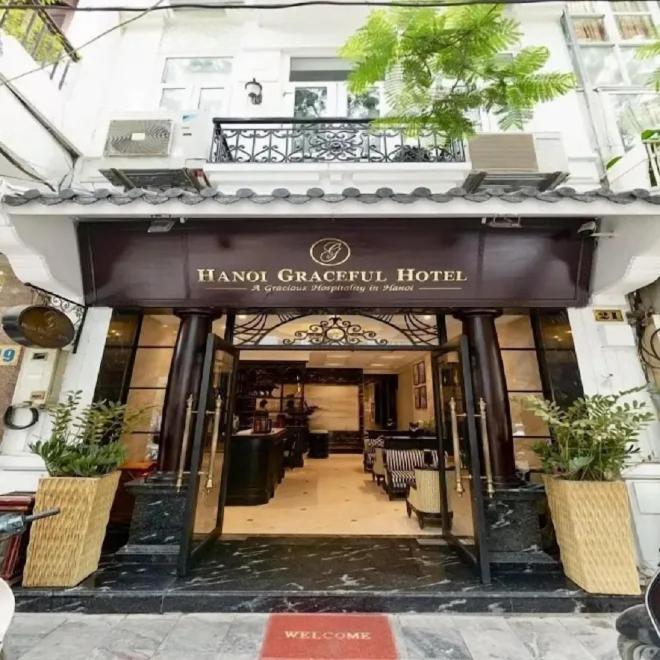 Bay Luxury - Hanoi Graceful Hotel 21 Hang Phen Buitenkant foto